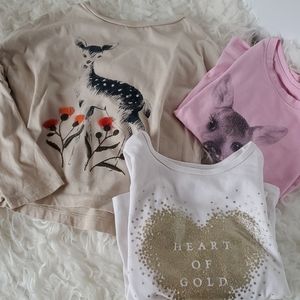 Girls 5T Long Sleeve Shirt Bundle